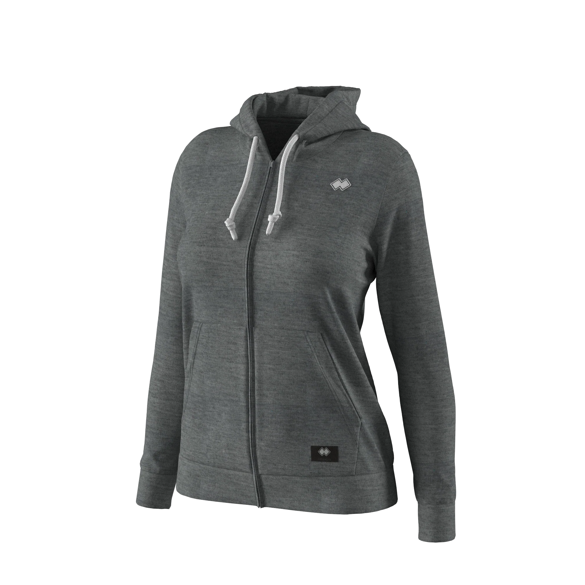 ESSENTIAL FW25/26 HOODY ZIP 01 WOMAN AD