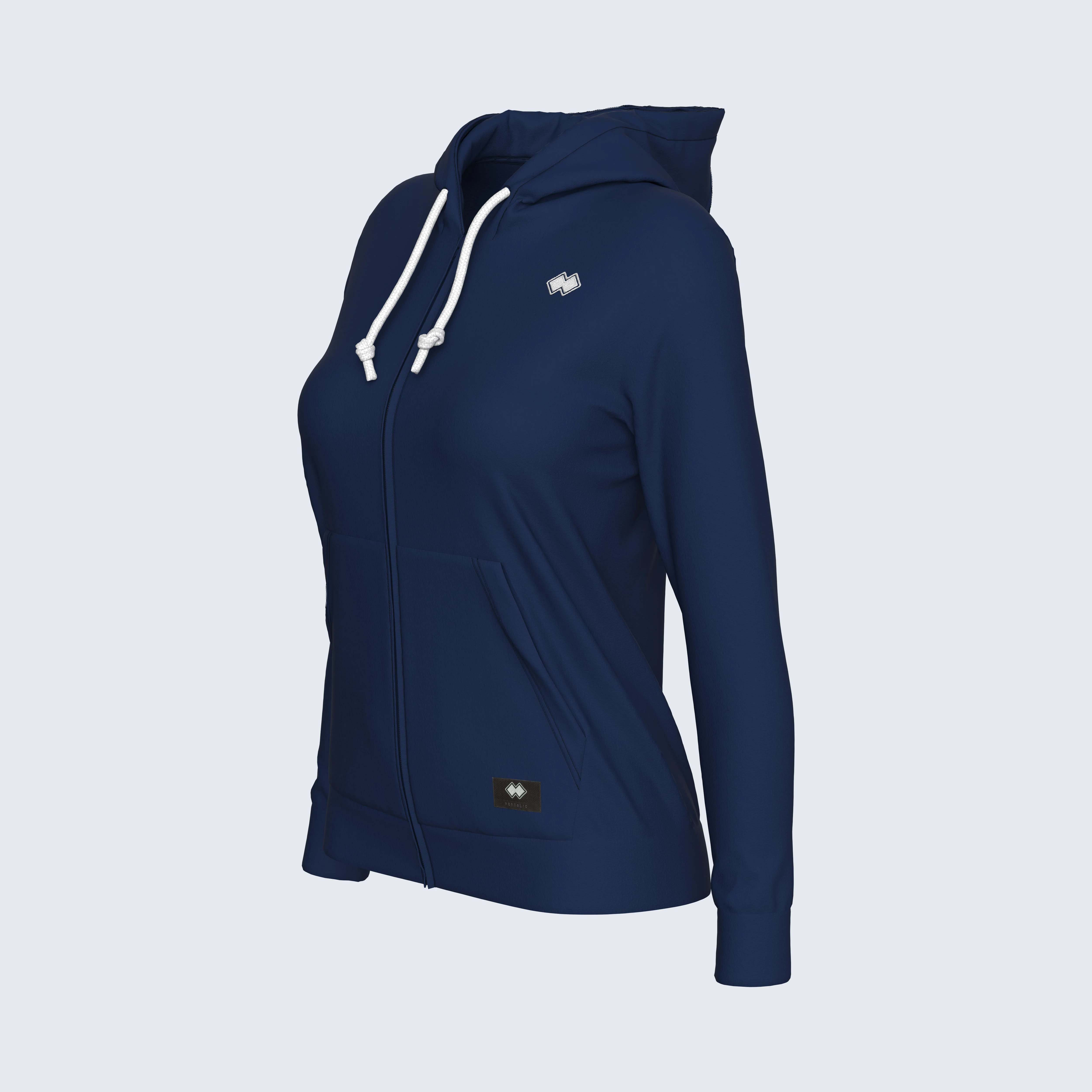 ESSENTIAL FW25/26 HOODY ZIP 01 WOMAN JR - Image 3