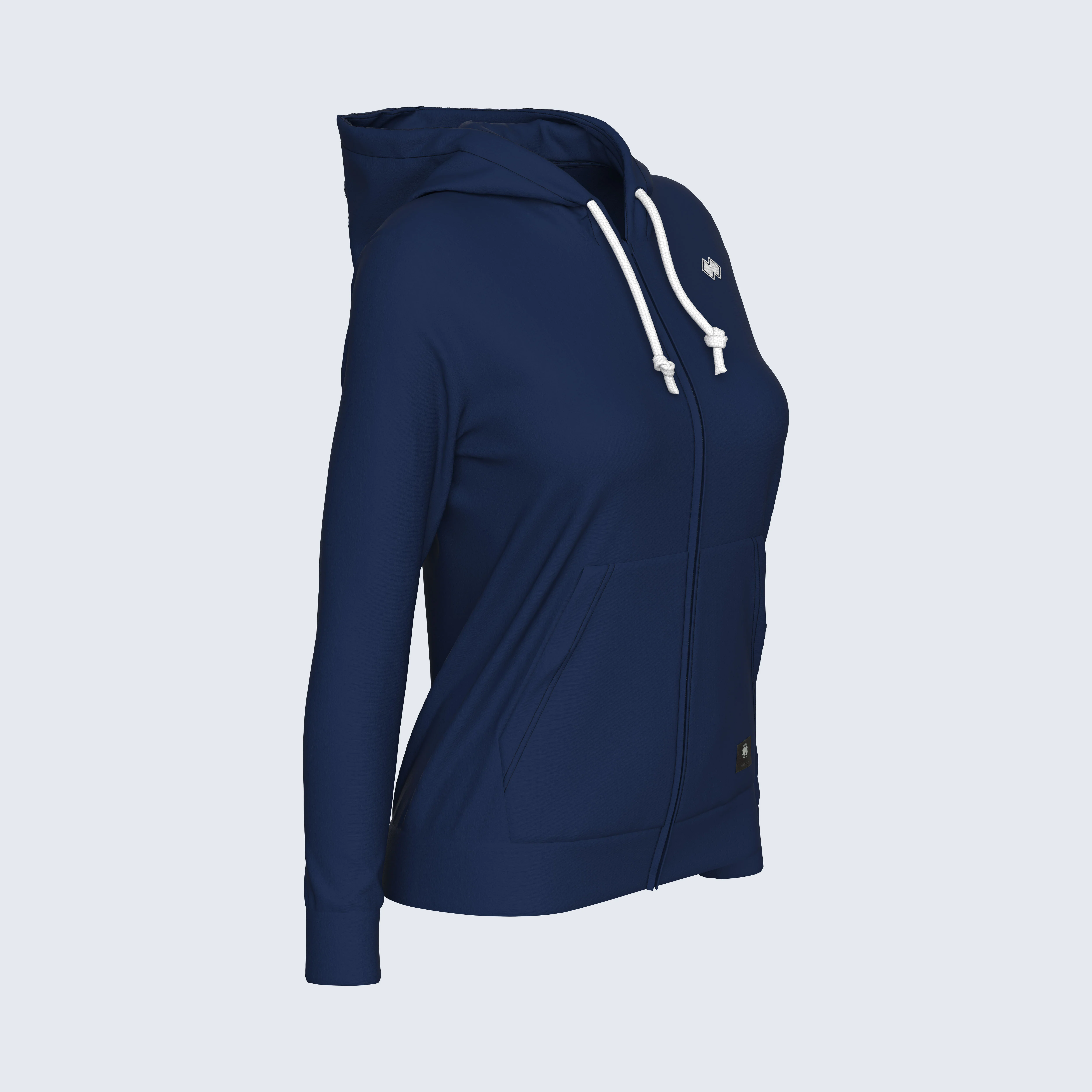 ESSENTIAL FW25/26 HOODY ZIP 01 WOMAN JR - Image 4