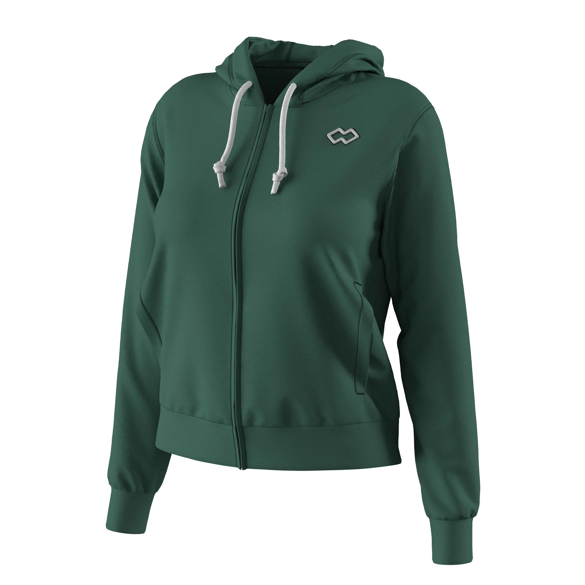 ESSENTIAL SS26 HOODY ZIP 010 WOMAN AD