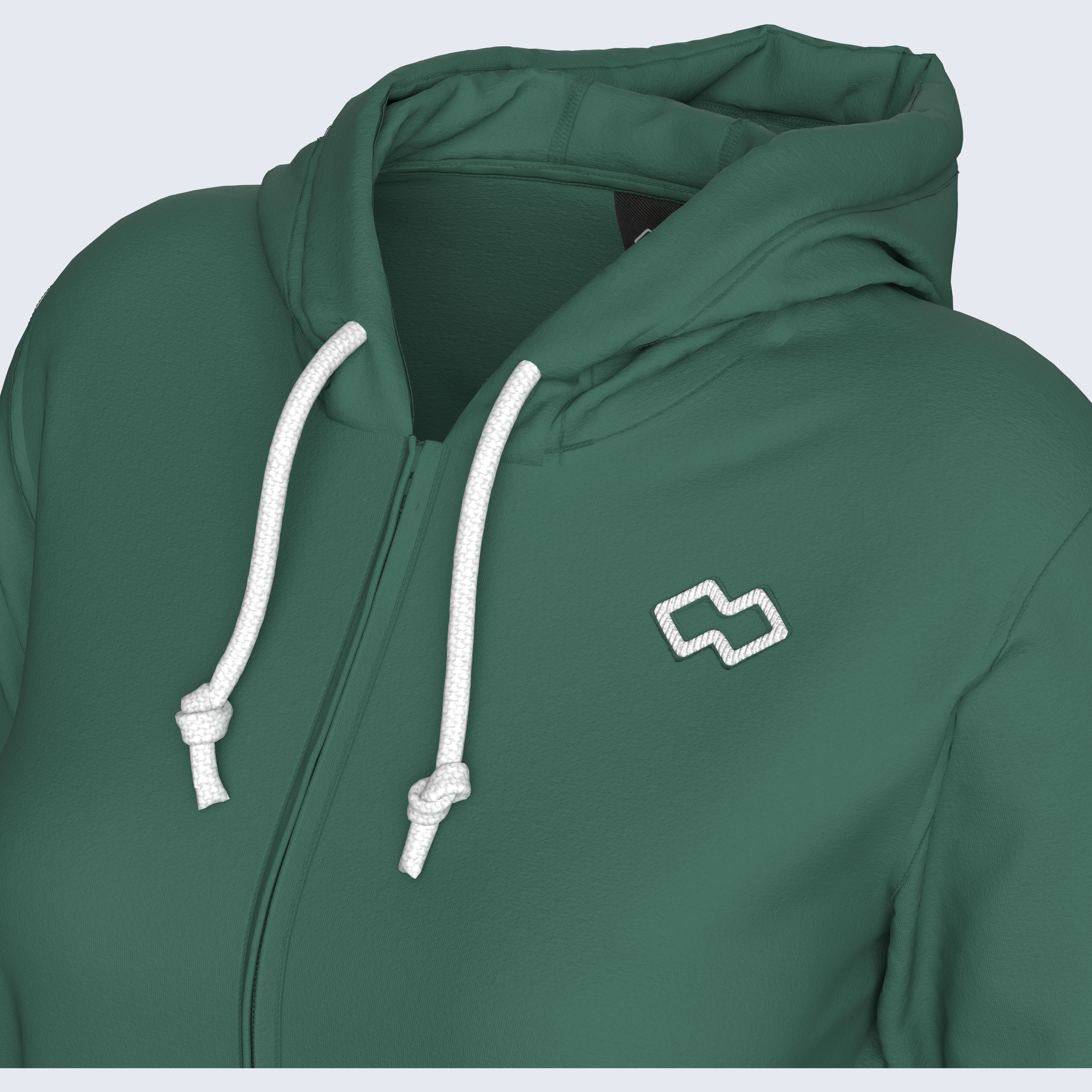 ESSENTIAL SS26 HOODY ZIP 010 WOMAN JR - Image 2