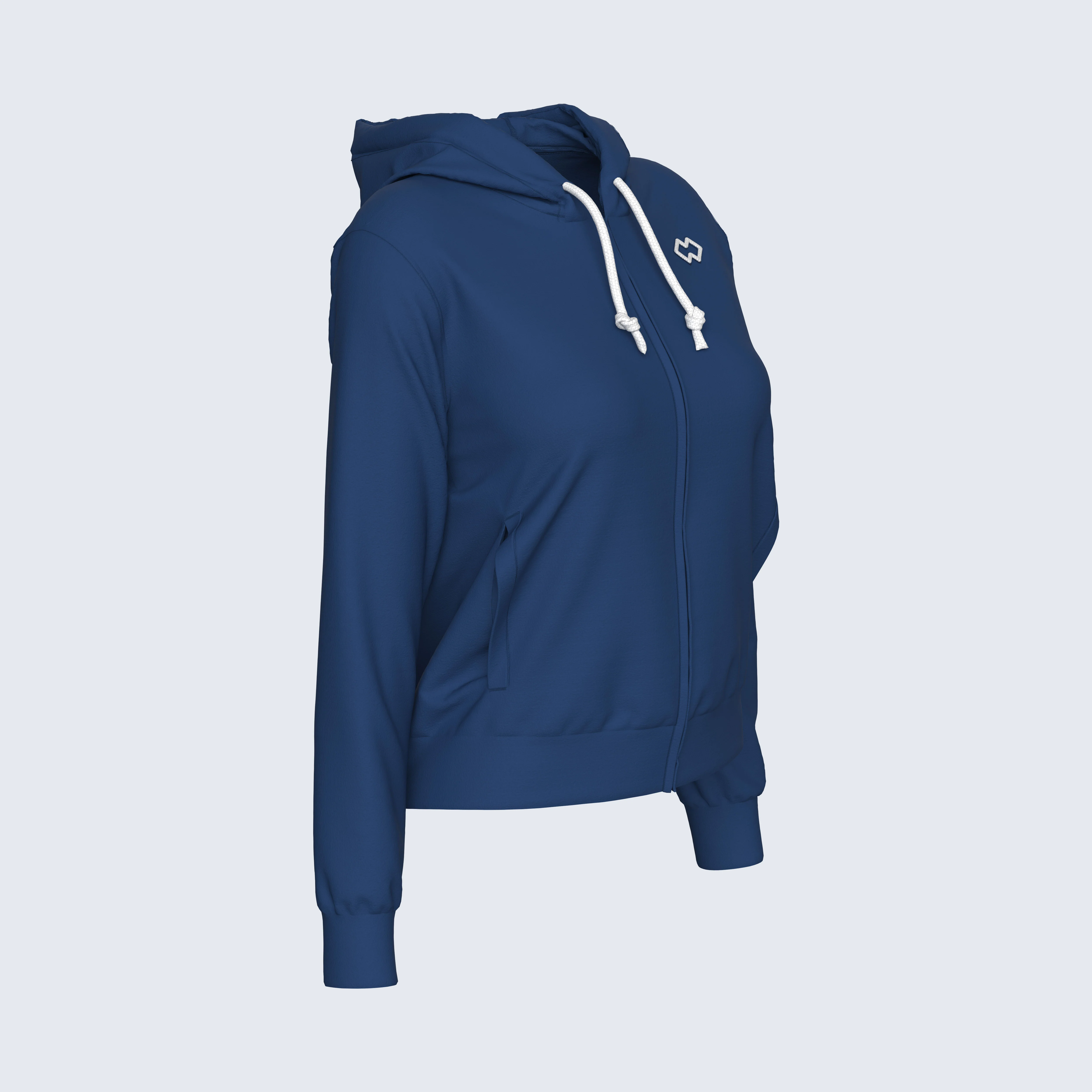 ESSENTIAL SS26 HOODY ZIP 010 WOMAN JR - Image 5