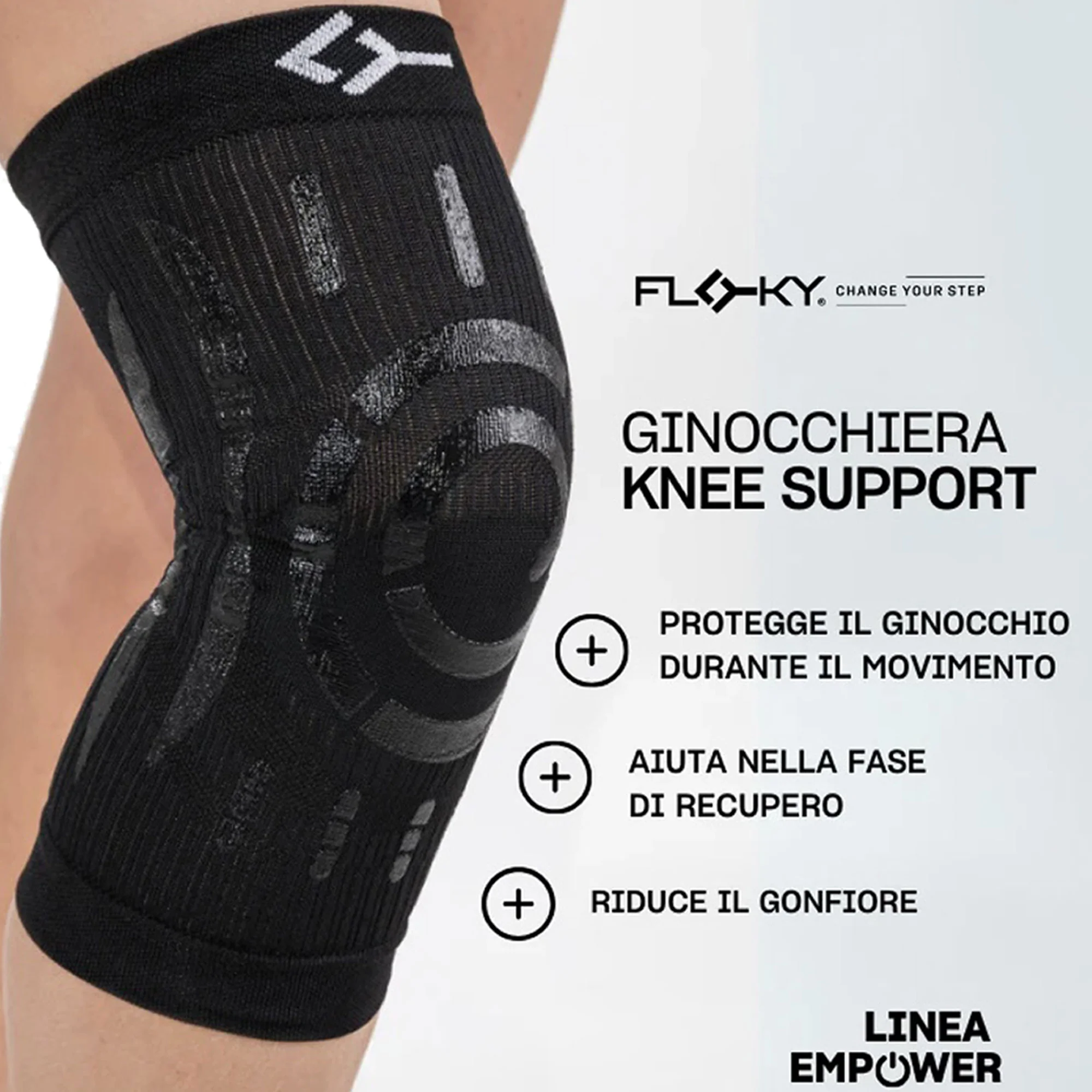 FLOKY KNEE SUPPORT GINOCCHIERA SINISTRA - Image 4