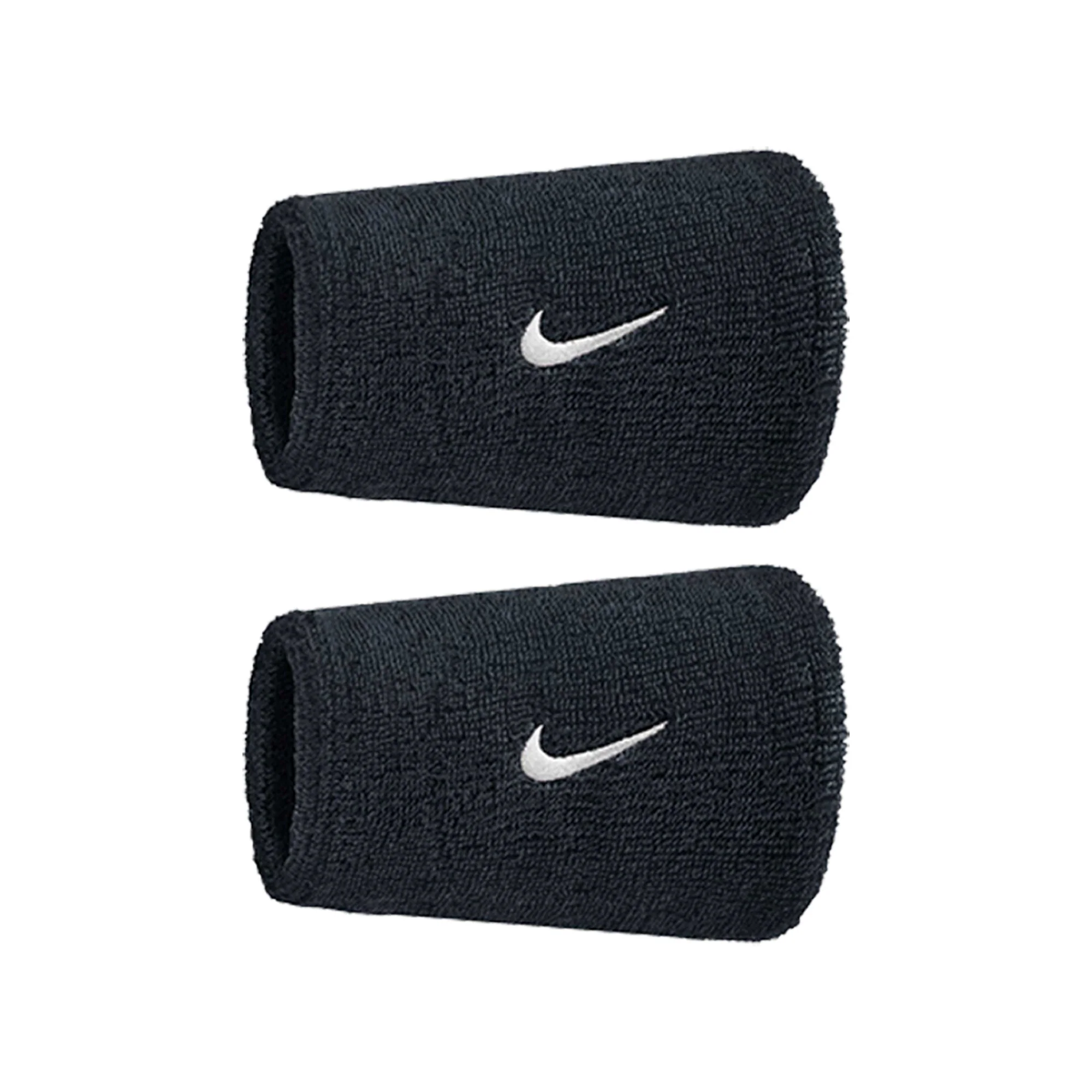 NIKE Polsino SWOOSH CLASSIC DOUBLEWIDE WRISTBANDS 2PK