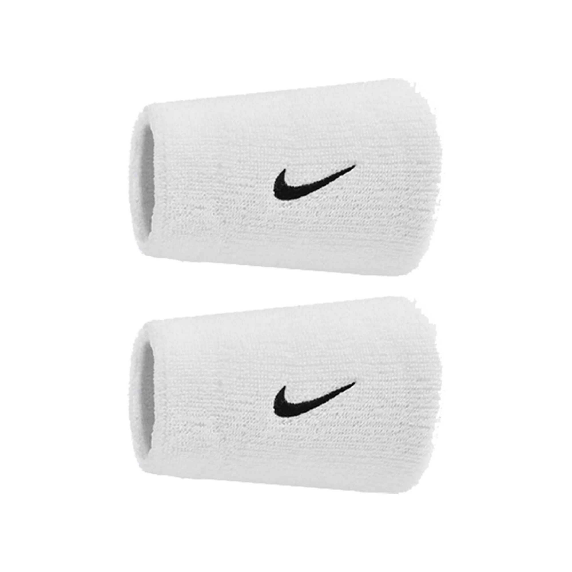 NIKE Polsino SWOOSH CLASSIC DOUBLEWIDE WRISTBANDS 2PK