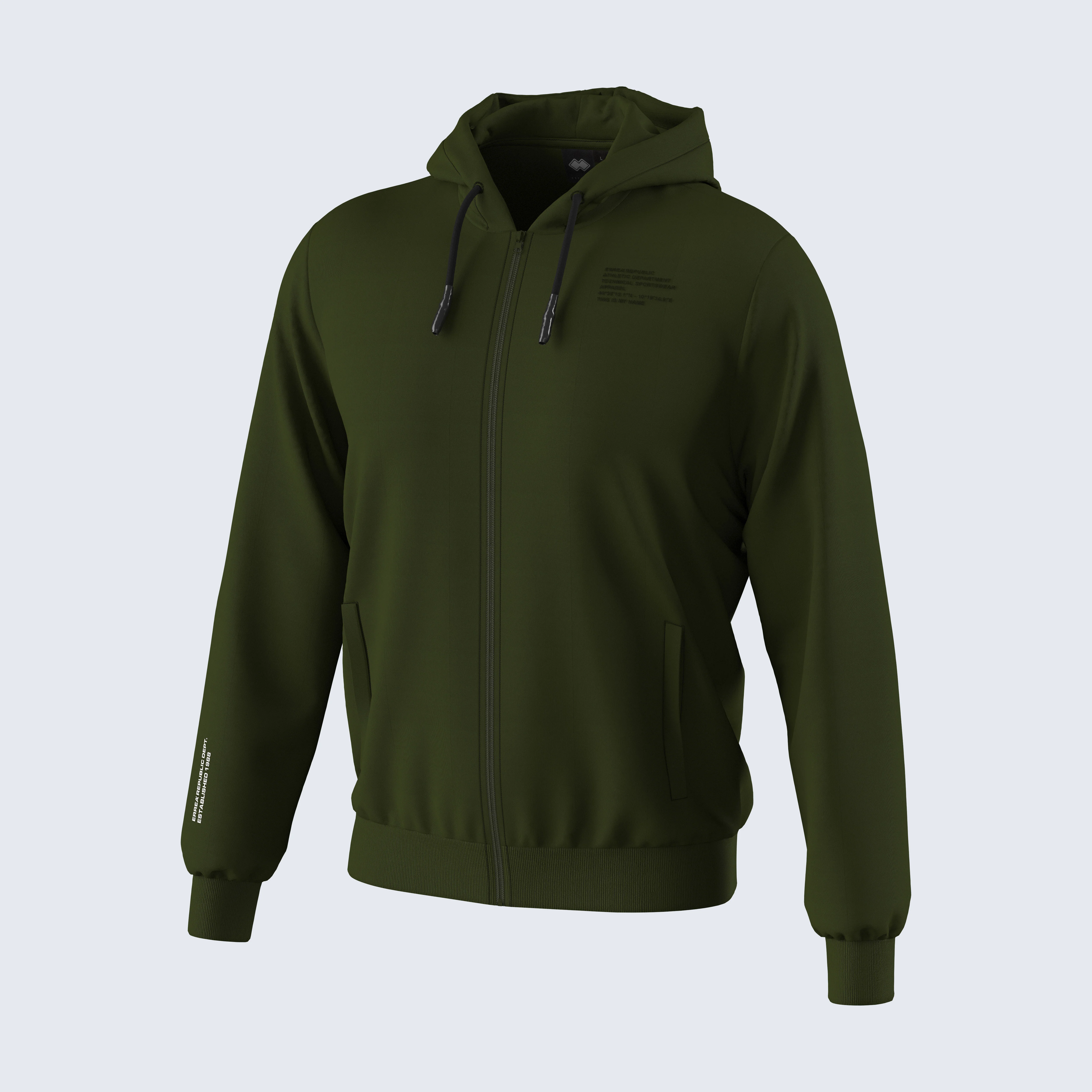 NO LOGO FW25/26 BASIC HOODY ZIP 31 MAN JR