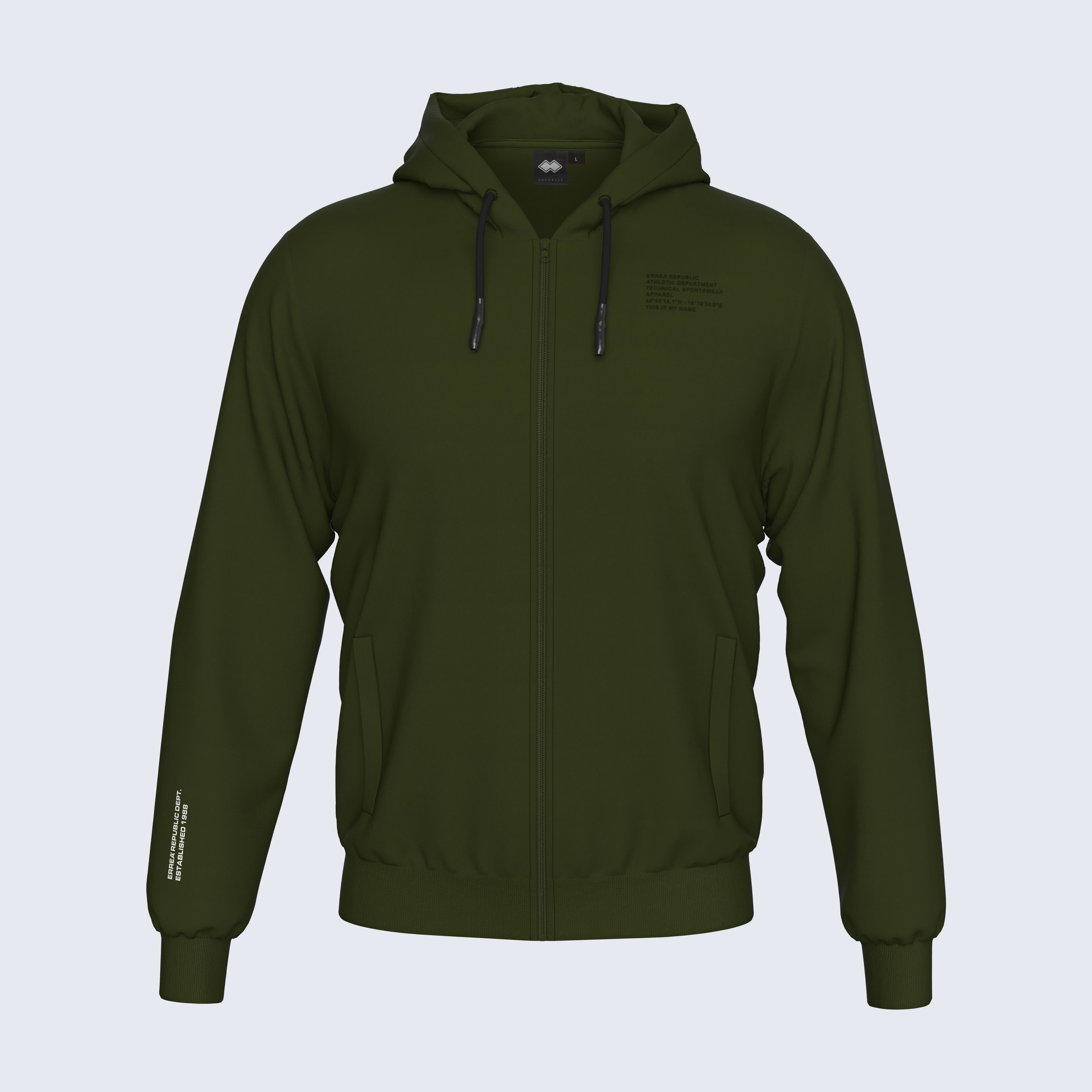 NO LOGO FW25/26 BASIC HOODY ZIP 31 MAN JR - Image 5
