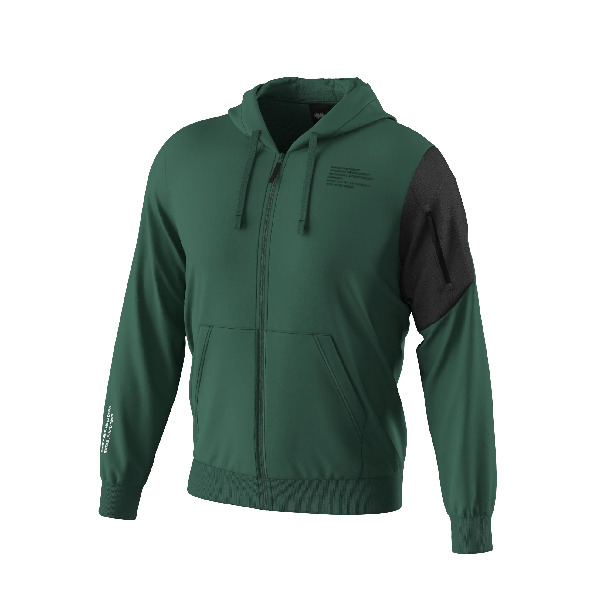 NO LOGO FW25/26 HOODY FLEECE ZIP 28 MAN AD