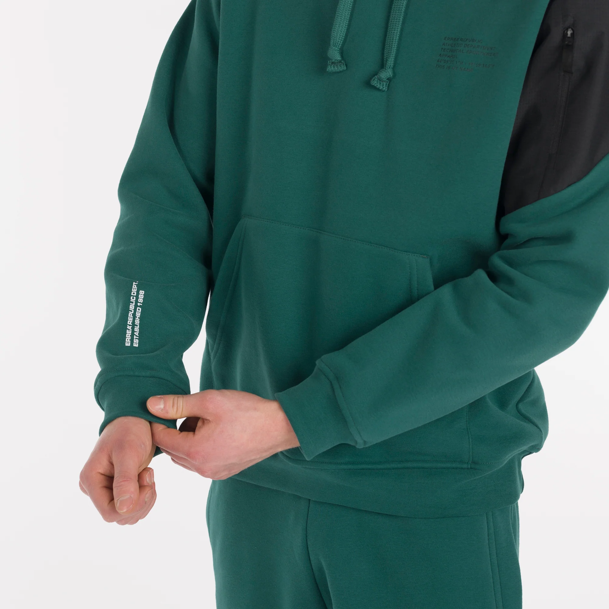 NO LOGO FW25/26 HOODY FLEECE ZIP 28 MAN JR - Image 3