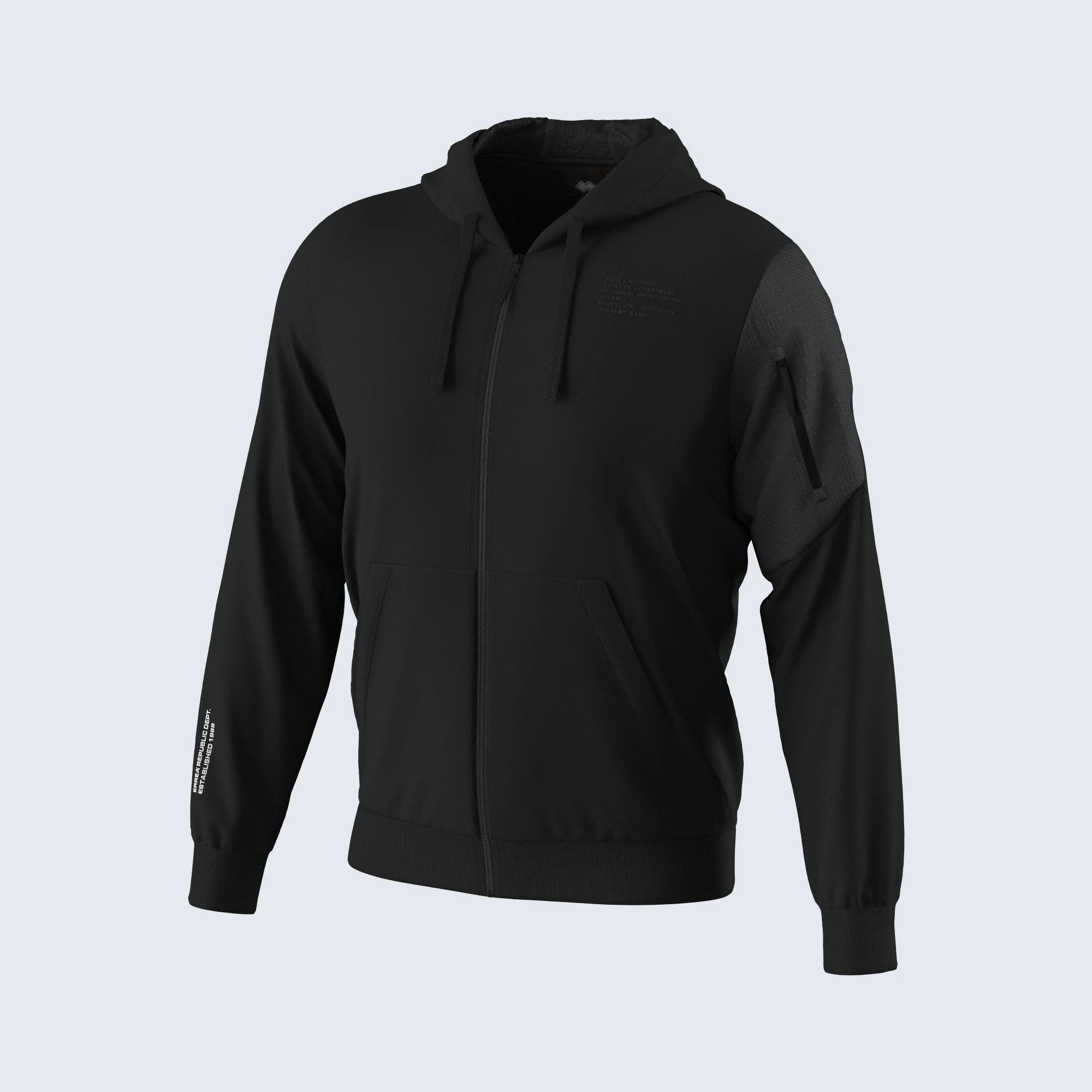 NO LOGO FW25/26 HOODY FLEECE ZIP 28 MAN JR