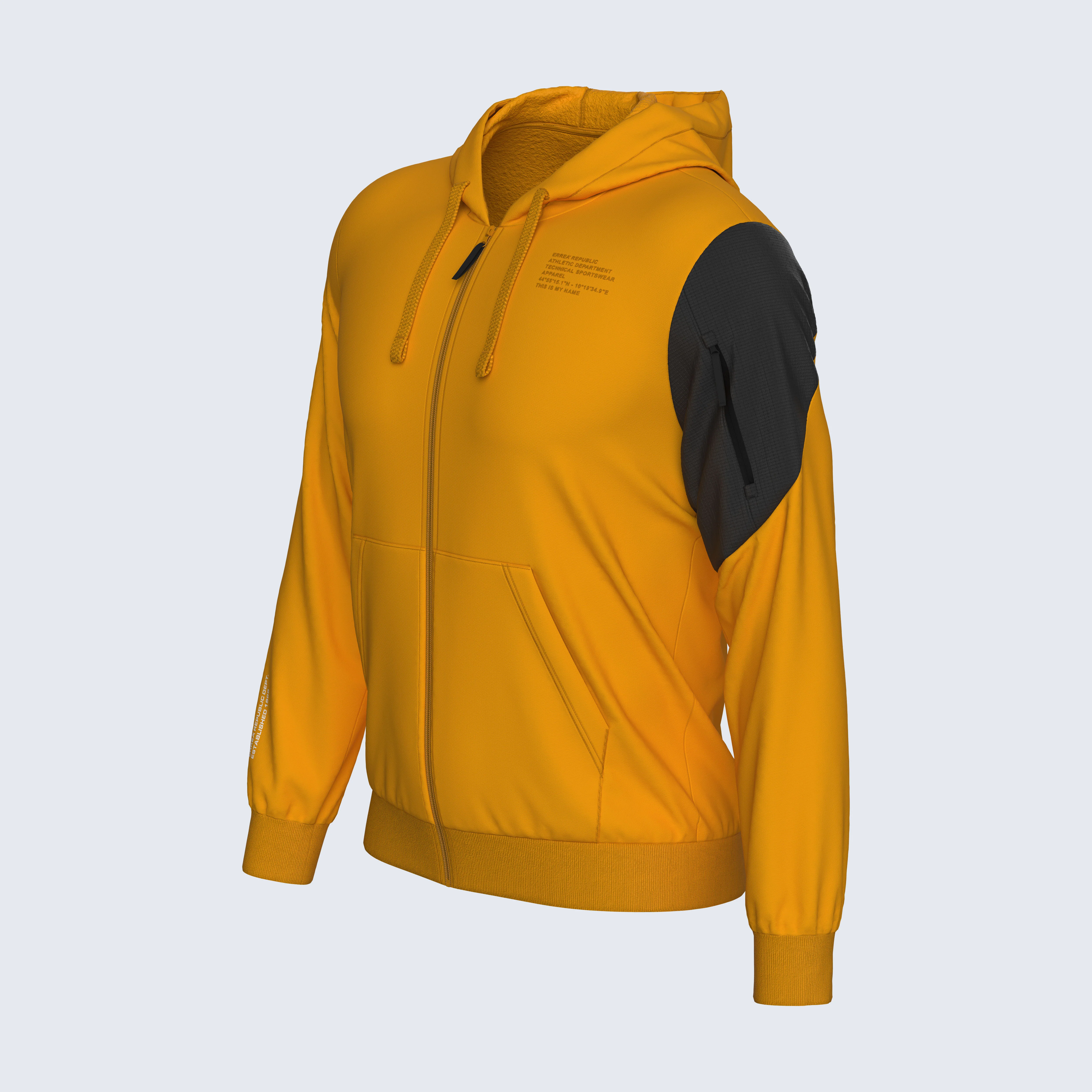 NO LOGO FW25/26 HOODY FLEECE ZIP 28 MAN JR - Image 3