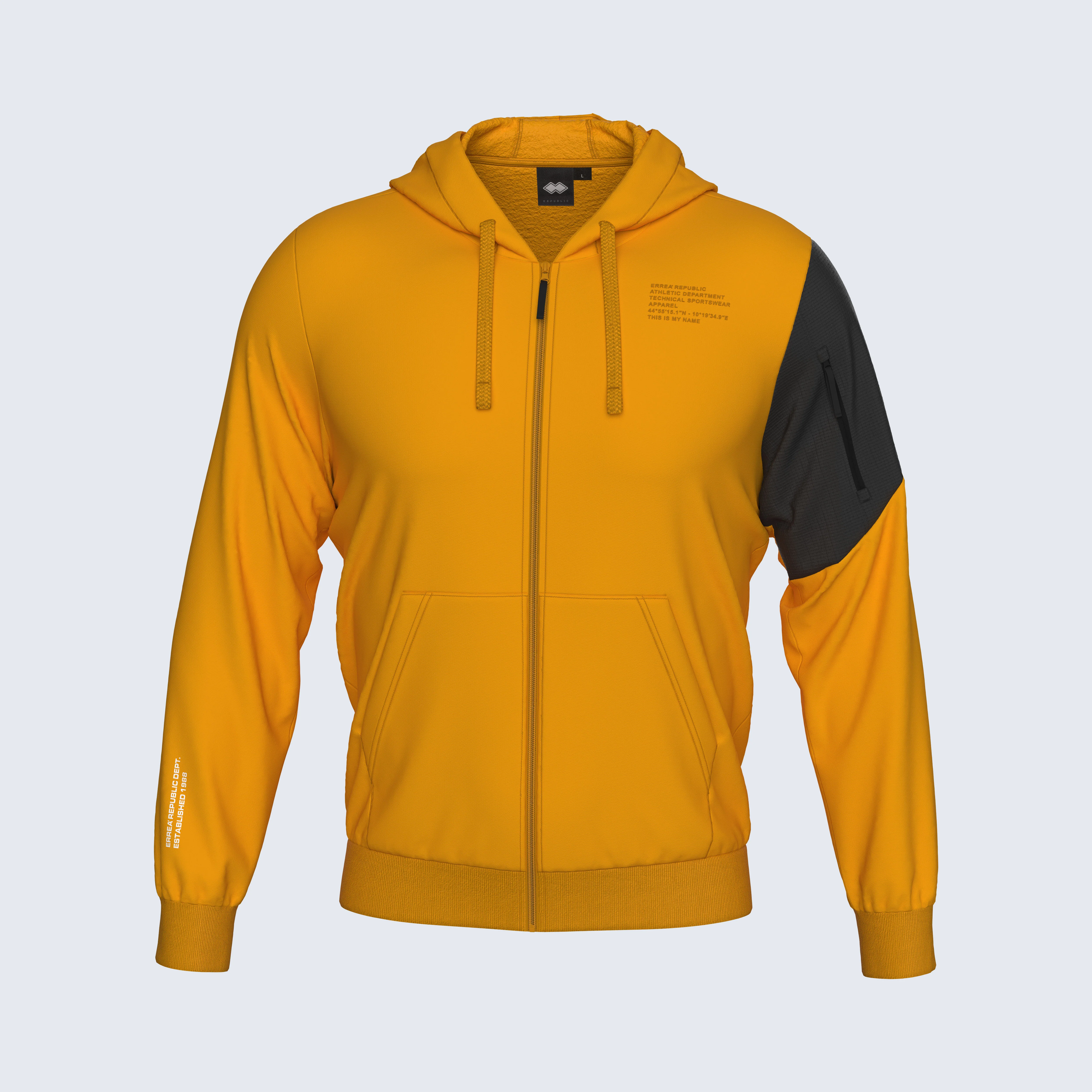 NO LOGO FW25/26 HOODY FLEECE ZIP 28 MAN JR - Image 5