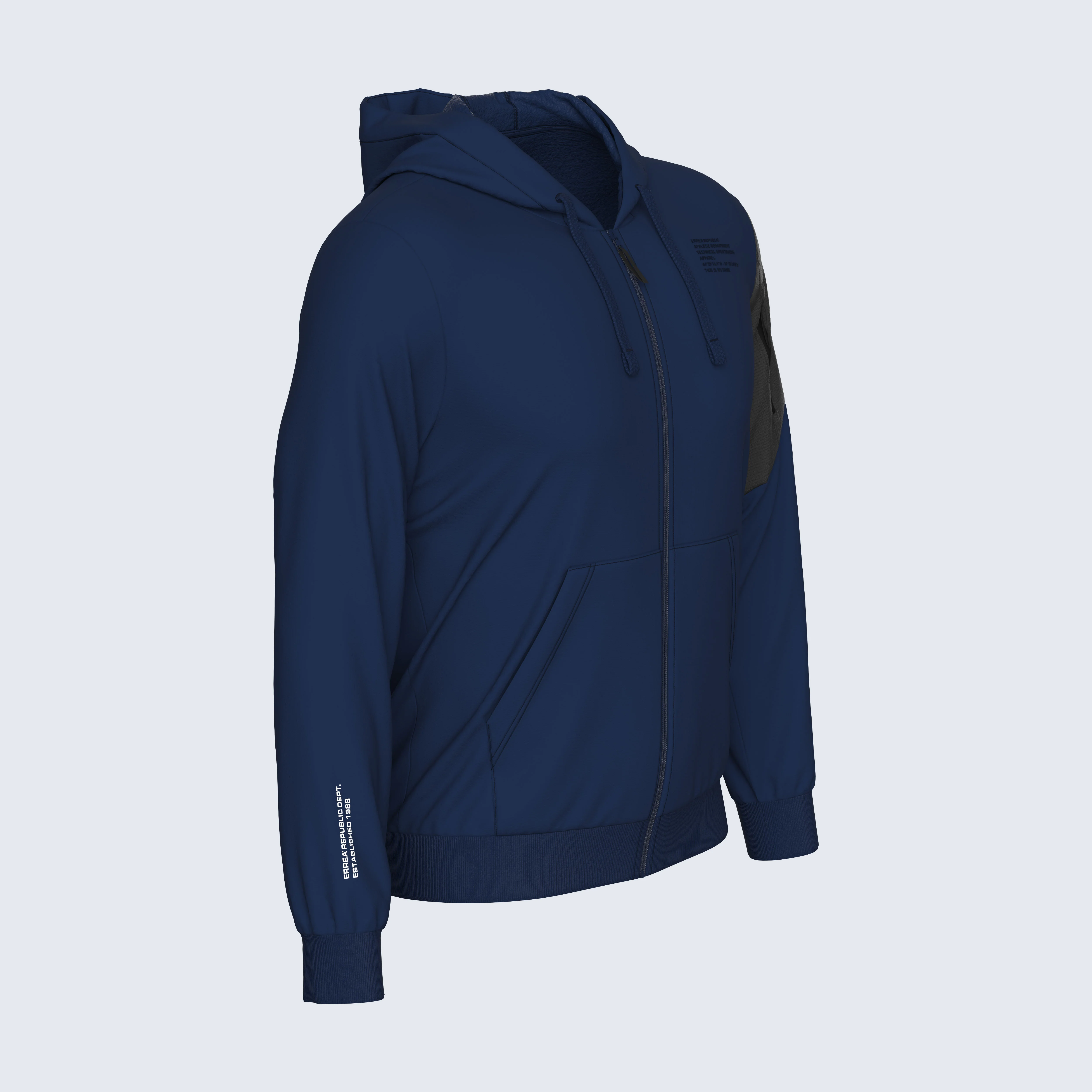 NO LOGO FW25/26 HOODY FLEECE ZIP 28 MAN JR - Image 4