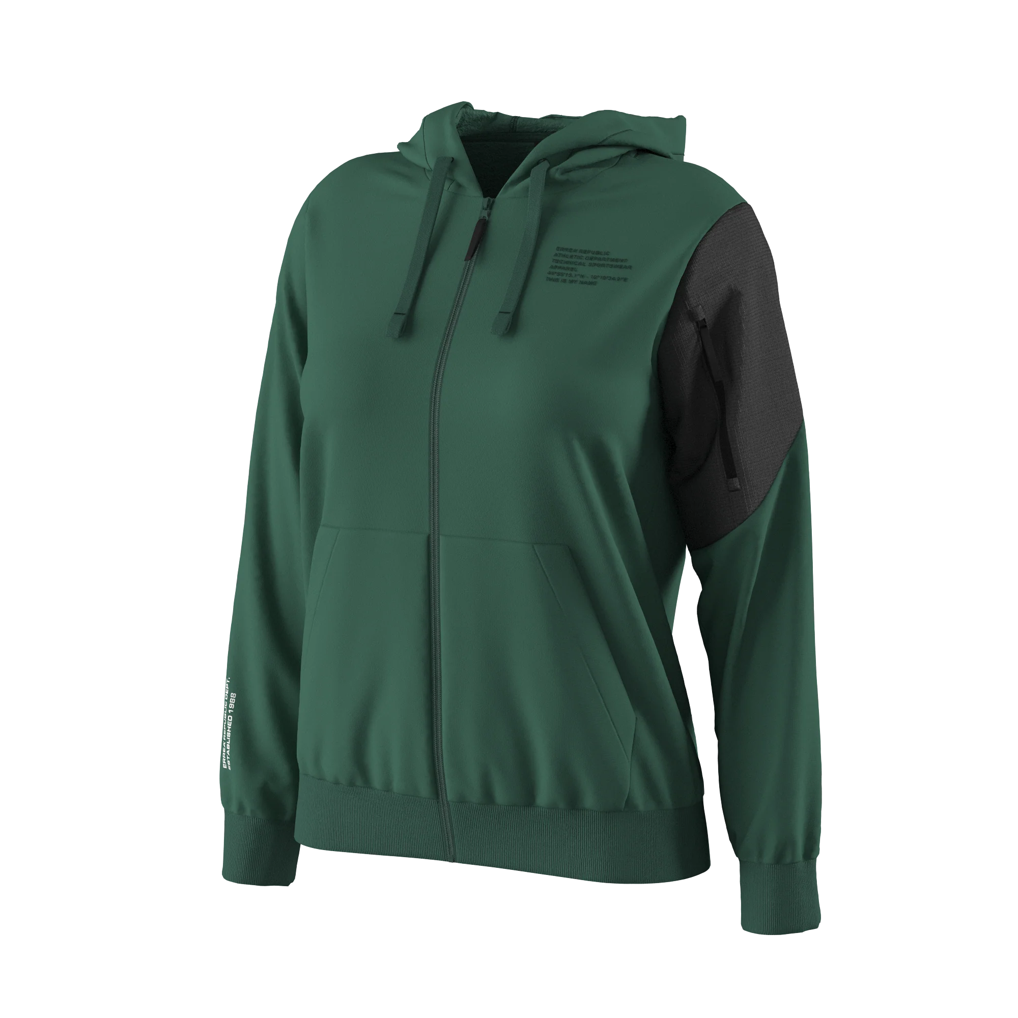 NO LOGO FW25/26 HOODY ZIP 35 WOMAN AD