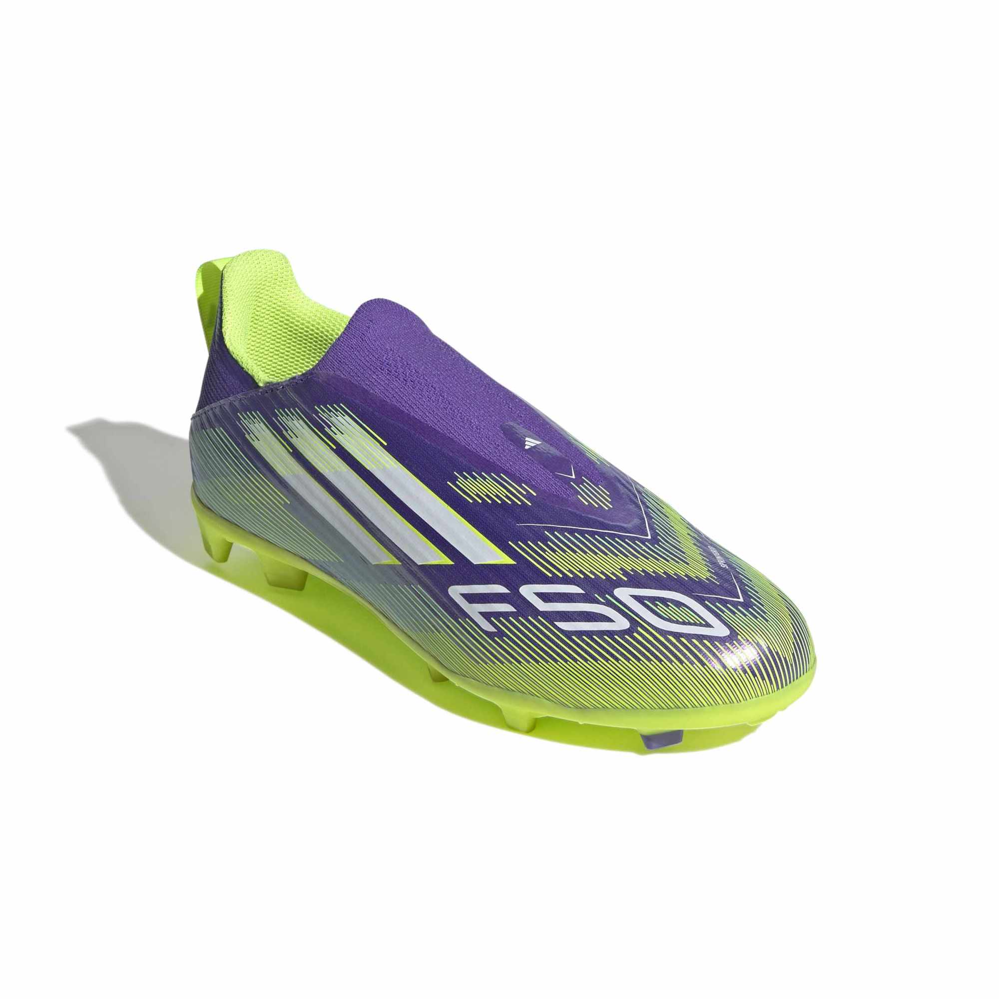 Scarpe da calcio F50 League Laceless Firm/Multi-Ground Junior - Image 3